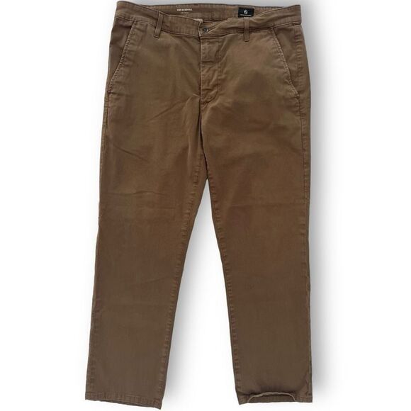 Ag Adriano Goldschmied Other - ADRIANO GOLDSCHMIED The Marshall Slim Trouser Chinos 35x28 Brown